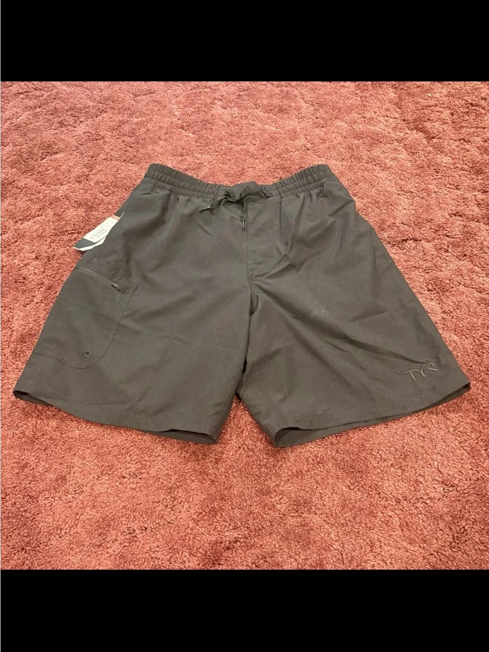 TYR Black Men’s Swim Trunks